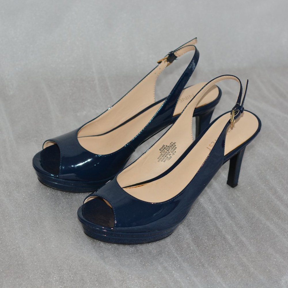 Nine West Mid-Heel Platform Pumps